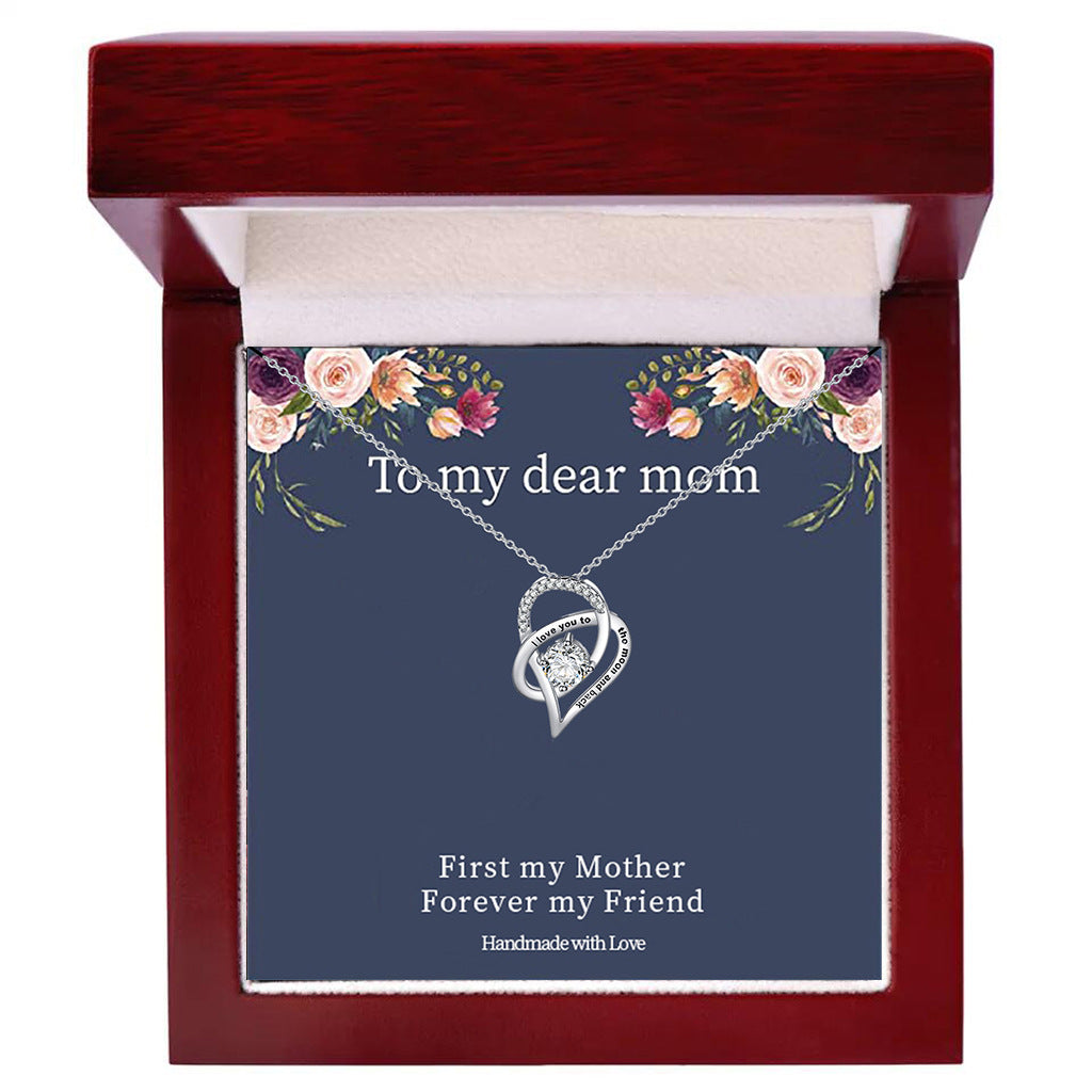 To My Mom – Necklace with LED Message Gift Box