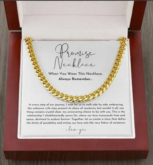 To My Man – Cuban Chain Gift Necklace Set