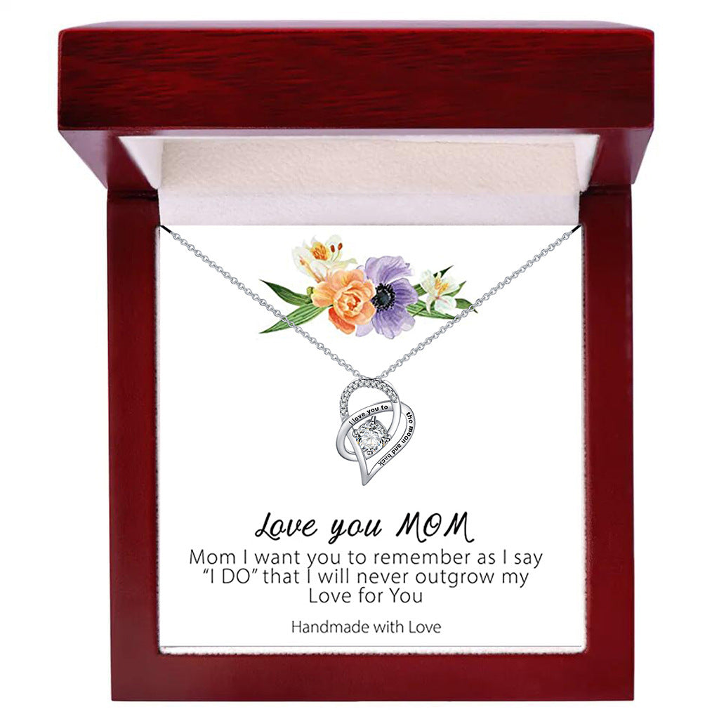 To My Mom – Necklace with LED Message Gift Box